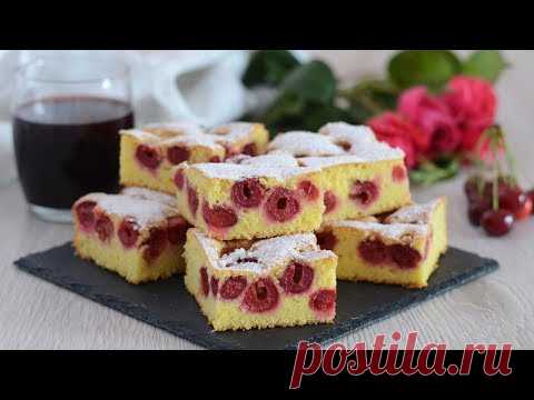 Простой вишневый торт (дешево и вкусно)