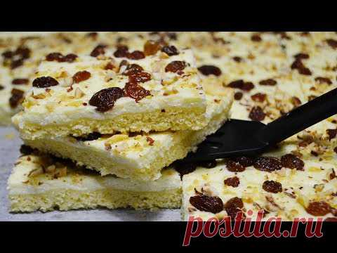 Творожный ПИРОГ с Противня | Очень Просто и Быстро Cottage cheese cake