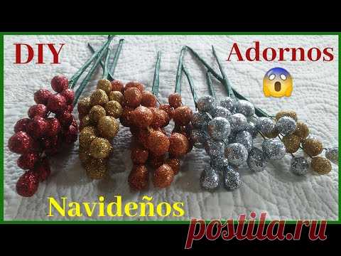 CEREZAS NAVIDEÑAS PARA DECORAR UNA CORONA Y EL ARBOL DE NAVIDAD