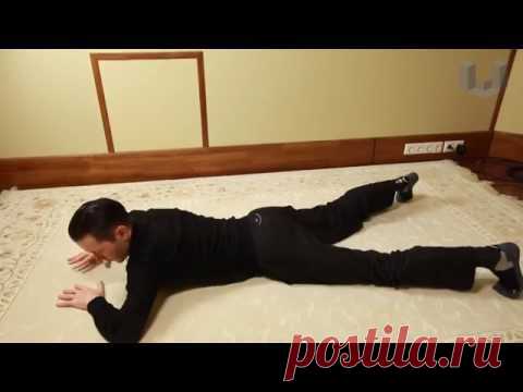 Упражнения для спины от Шамиля Аляутдинова (лечение грыжи) - YouTube