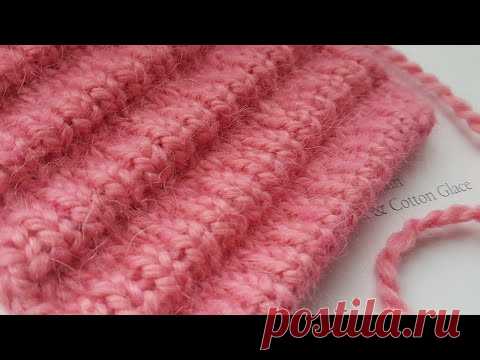 Самый простой способ связать горизонтальные буфы 💁‍♀️ knitting pattern.