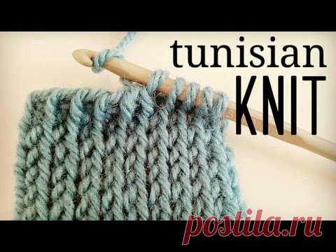 How to crochet Tunisian Knit Stitch (TKS) | tunisian crochet tutorial ♥ CROCHET LOVERS
