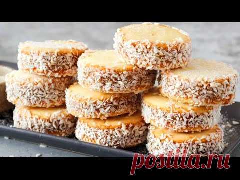 ПЕЧЕНЬЕ АЛЬФАХОРЕС САМЫЙ ВКУСНЫЙ,БЫСТРЫЙ И ДОСТУПНЫЙ РЕЦЕПТ❗МУЖ В ШОКЕ ОТ ОБАЛДЕННО ВКУСНОГО ДЕСЕРТА