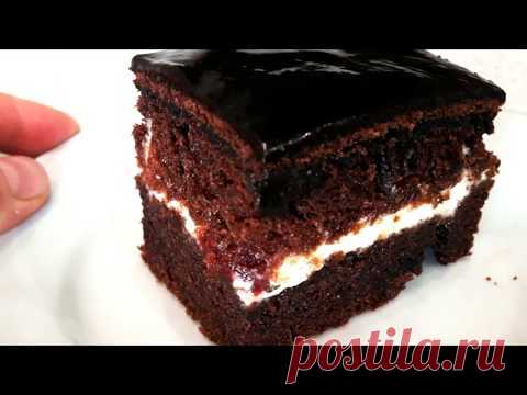 Самый влажный и пышный бисквит для ленивых!The moist and lush cake for lazy!