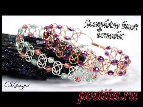 Josephine knot wirework bracelet