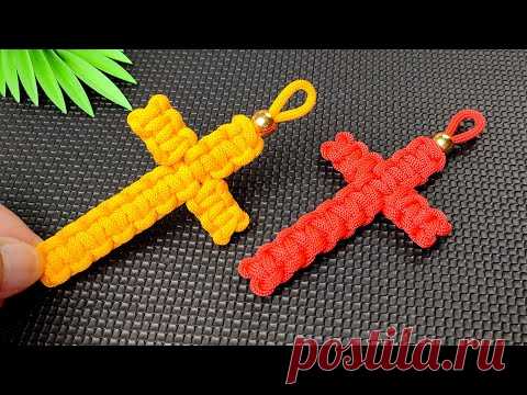 Super Easy Paracord Lanyard Keychain | How to make a Paracord Key Chain Handmade DIY Tutorial #25