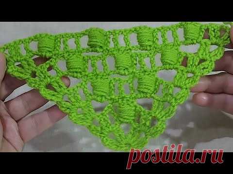 Crochet bead stitch shawl 😍🥰🤩