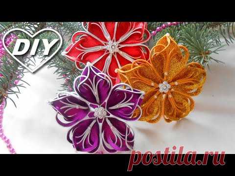 СНЕЖИНКА 3D из фома своими руками/Christmas tree decor from foam EVA/Decoração de natal em EVA