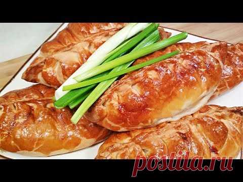 БЕЗУМНО ВКУСНЫЕ ПИРОЖКИ с курицей, картошкой и огурчиками! - YouTube