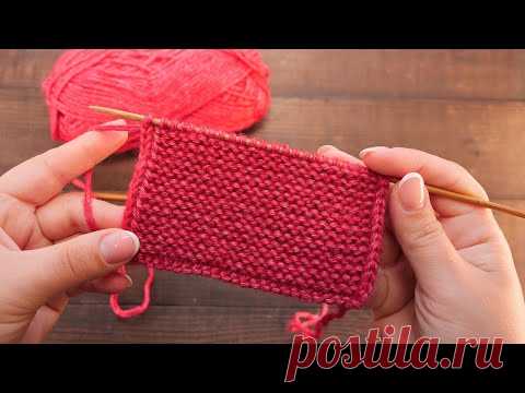Уплотненная кромка спицами 🤗 Knitting neat edges 🌶