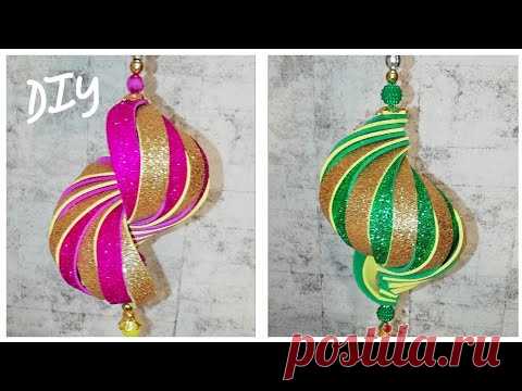 Новогодние игрушки на елку из фоамирана своими руками Christmas decor ideas