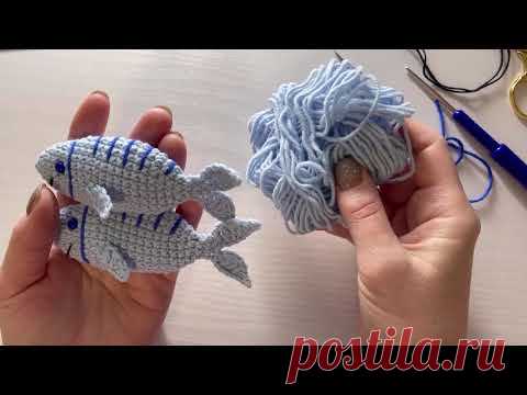 Бесплатный мастер- класс. Рыбка крючком. Free MK Crochet pattern fish