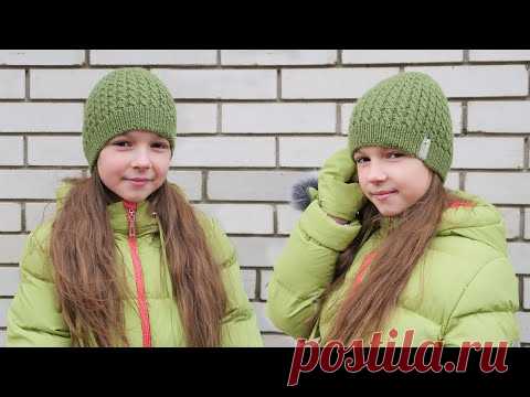 Вяжем шапку спицами 🌵 Universal knitting hat