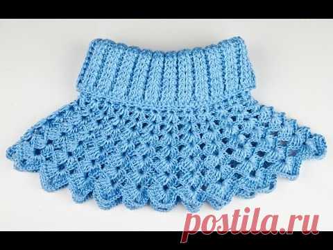 Манишка Ажурная крючком - crochet lace dickey