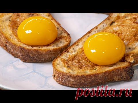 Теперь делать яичницу на завтрак вы будете, только так. Бутерброды из яиц.