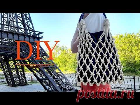 ВЛЮБИЛАСЬ В ЭТУ СУМКУ! Делаю сумку-шоппер как у PRADA Своими Руками! / DIY