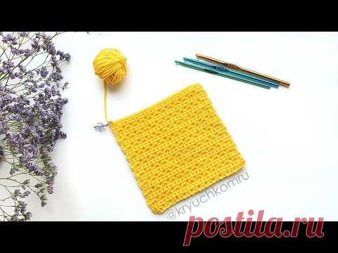 Узор крючком для кофточки. Simple crochet pattern