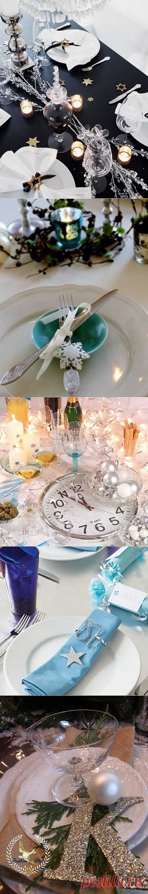 Красивые и яркие идеи декора новогоднего стола