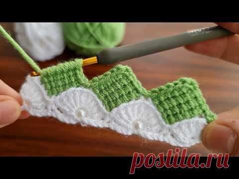 Super Easy Tunisian Knitting Model ✔ Çok Kolay Çok Gösterişli Tunus İşi Örgü Modeli Yapımı 🤍