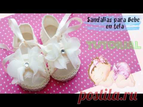 Sandalias para Bebe  / TUTORIAL / Paso a Paso