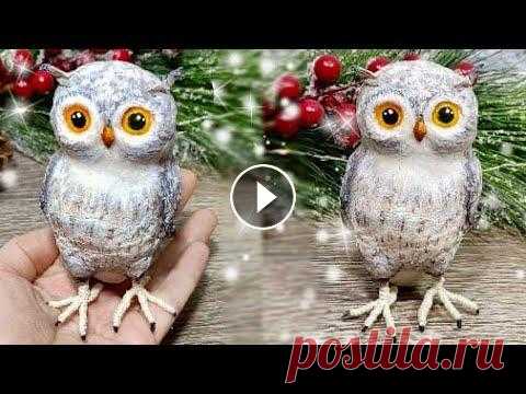 Как сделать СОВУ своими руками БЫСТРО и ПРОСТО.Поделки.Craft.OWL.DIY. Как сделать СОВУ своими руками БЫСТРО и ПРОСТО.Поделки.Craft.OWL.DIY. В этом видео я покажу Вам, как из ваты и доступных материалов сделать СОВУ своим...