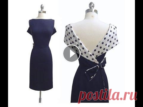 Платье в стиле ретро. Моделируем. Мой канал: www.youtube.com/user/kyrsuTRogova эл.почта: kyrsutrogova@gmail.com ВКонтакте: http://vk.com/id214879921...