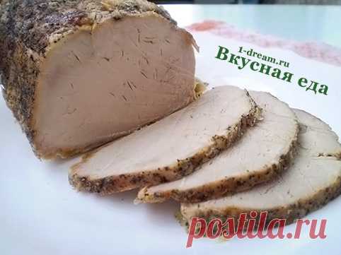 Карбонад свиной - готовим свинину в фольге - холодная закуска из мяса - Вкусная еда