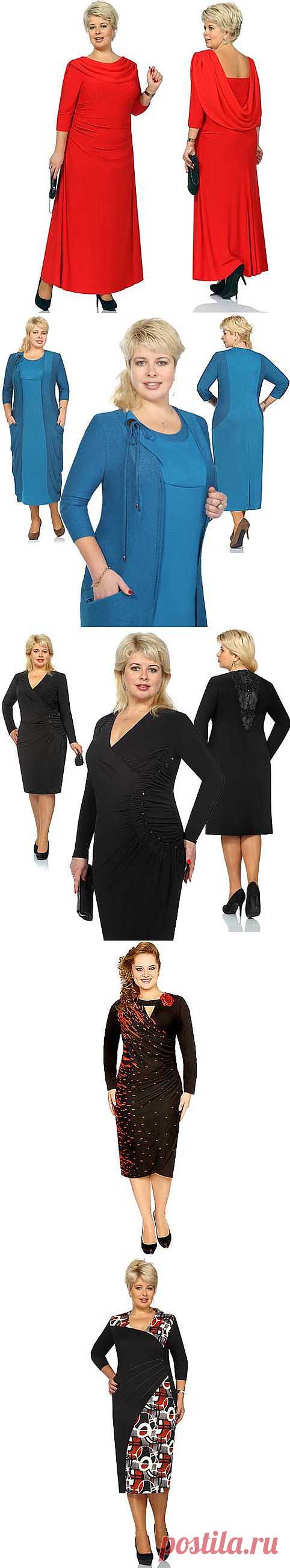 Платья для полных женщин белорусской компании Новелла Шарм. Осень-зима 2013-2014 - Полная модница