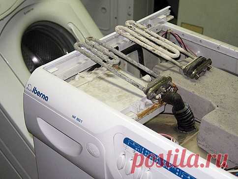 Очищение стиральной машинки от накипи без "Калгона"