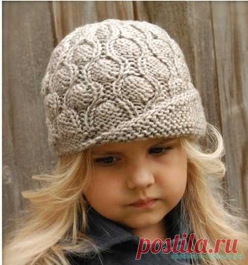 Красивое вязание | Шляпка для девочки