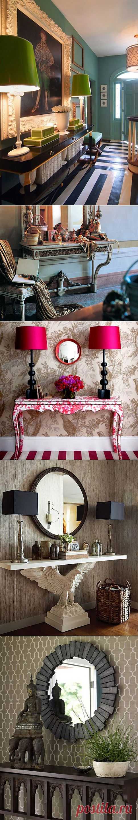 Консольный столик в интерьере | Интерьер и Дизайн
