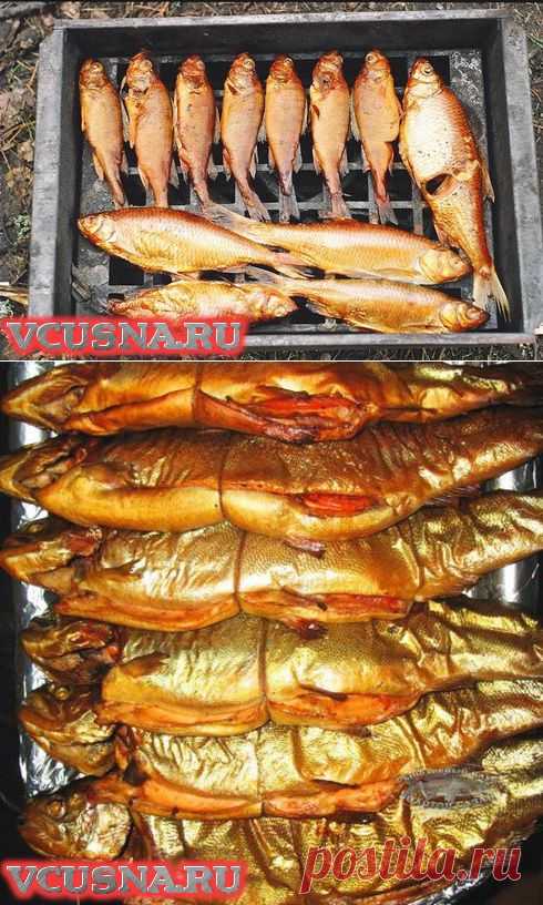 Копчение рыбы - пошаговый кулинарный рецепт VCUSNA.RU