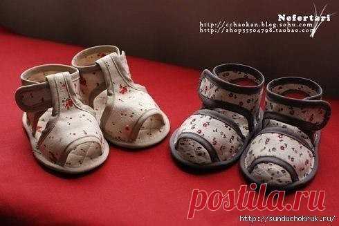 Текстильные сандали для малыша. Мастер-класс (Шитье и крой) | Журнал Вдохновение Рукодельницы