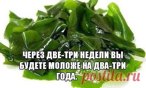 Очень простой и доступный рецепт  

Покупаем в аптеке сушеные водоросли - ламинарию. 

* Насыпаем в чашку 2-3 ч. ложки, заливаем 4-5 ч. ложками кипятка, размешиваем до однородной массы, накрываем блюдцем и оставляем запариватся на 5-10 минут. 

* Главное - не налить много воды, иначе потом тяжело будет наносить на лицо - смесь будет стекать. 

* Добавляем несколько капель лимонного сока (для жирной кожи), либо несколько капель любого нерафинированного растительного масла и...