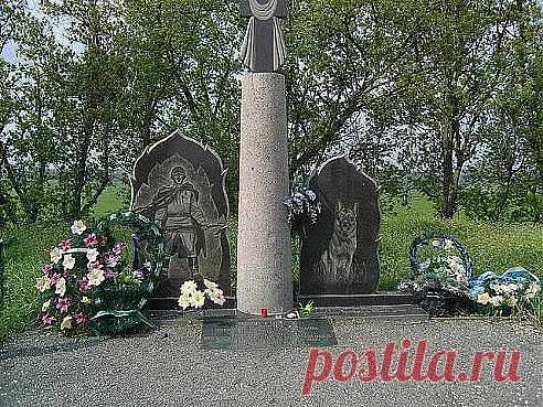 Памятник 150 пограничным псам, которые «порвали» полк фашистов в рукопашном бою... | Любители истории