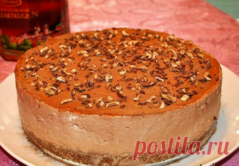 Торт-суфле шоколадно-творожный без выпечки - Типичный Кулинар