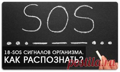 SOS сигналы организма. Как распознать?