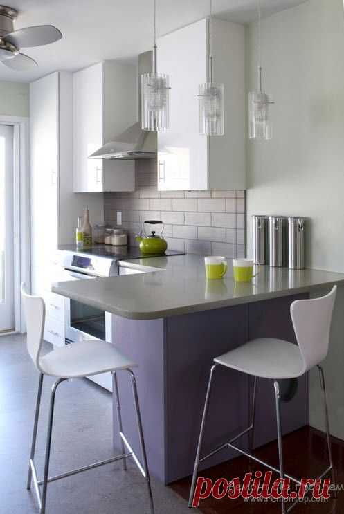 Как обустроить маленькую кухню в квартире | 20 идей дизайна