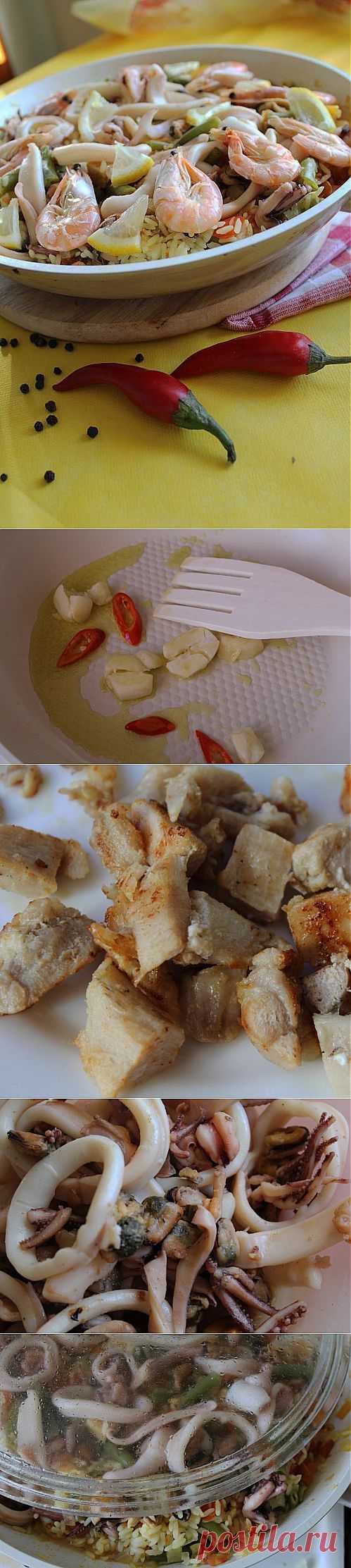 (1) Паэлья - пошаговый рецепт с фото - паэлья - как готовить: ингредиенты, состав, время приготовления - Леди@Mail.Ru
