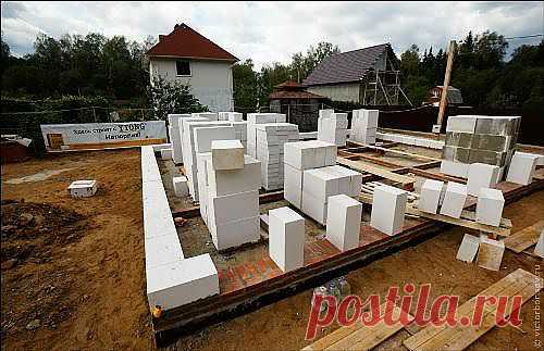 Строим дом из газосиликатных блоков. Этапы строительства дома