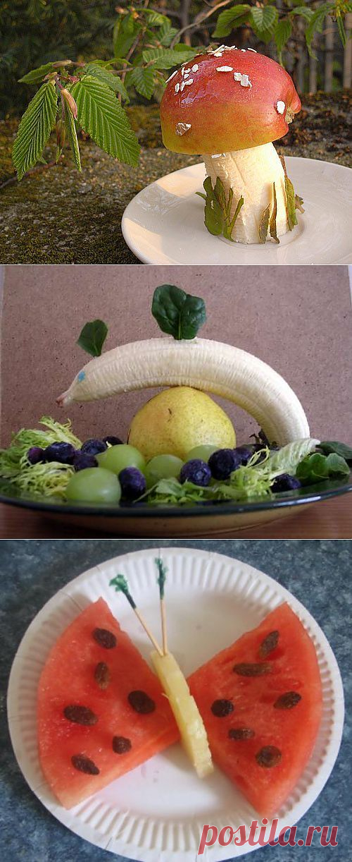 Как красиво нарезать фрукты