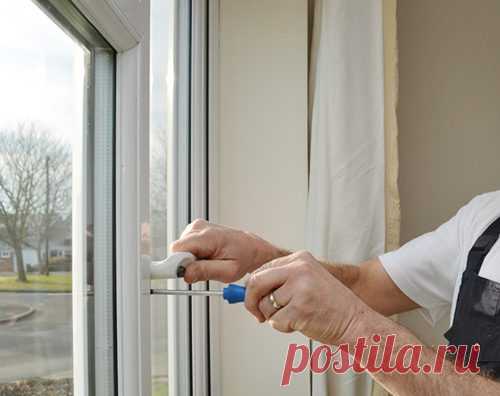 Как отремонтировать пластиковое окно в домашних условиях
