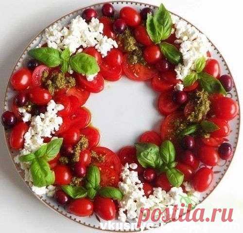 Легкий Новогодне-рождественский салат — Фактор Вкуса