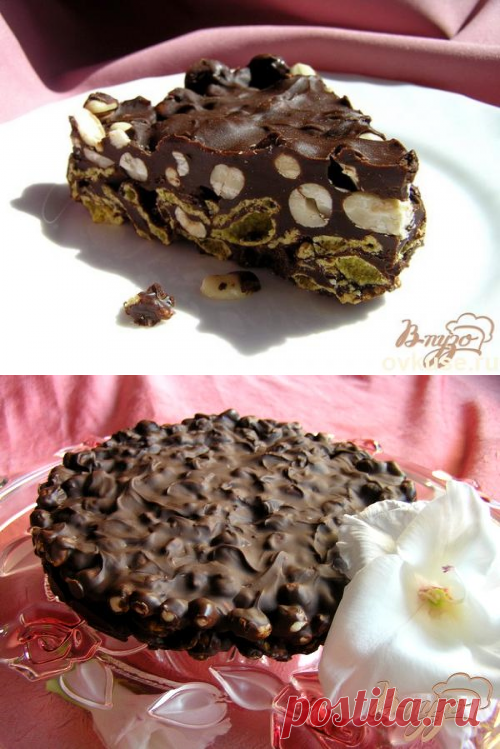 Хрустящий шоколадный торт - Простые рецепты Овкусе.ру