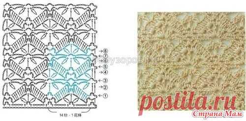 . Как прибавить в схеме крючком - Помощь в вязании - Страна Мам