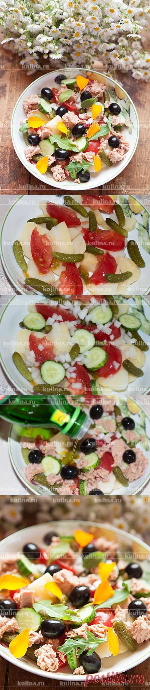 Салат овощной с тунцом – рецепт приготовления с фото от Kulina.Ru