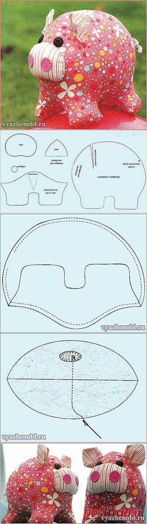 Как сшить поросенка из ткани | Милые мелочи