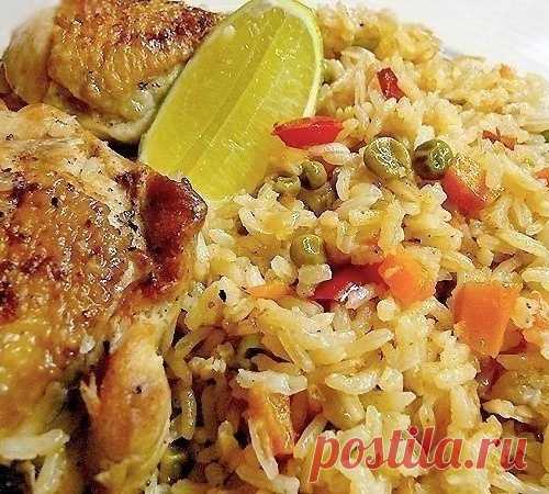 Рис с курицей - Arroz con pollo