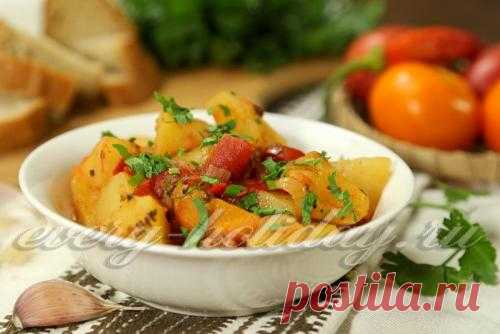 Овощное рагу с кабачками и картошкой - рецепт с фото