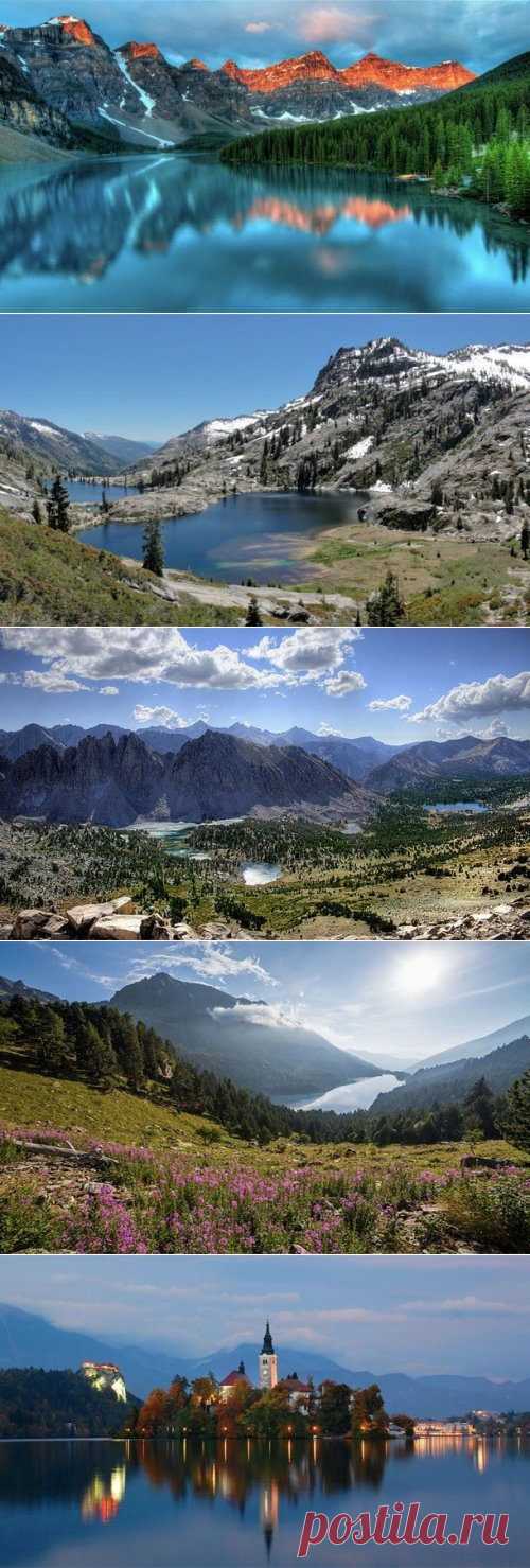 Потрясающие альпийские озера / Туристический спутник